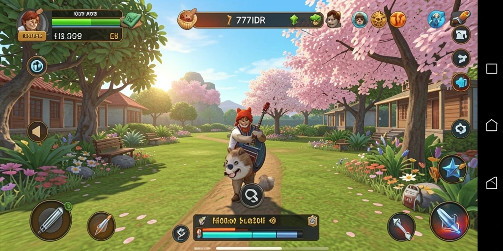 Tangkapan layar gameplay dari 777IDR yang menampilkan pengalaman bermain yang santai.