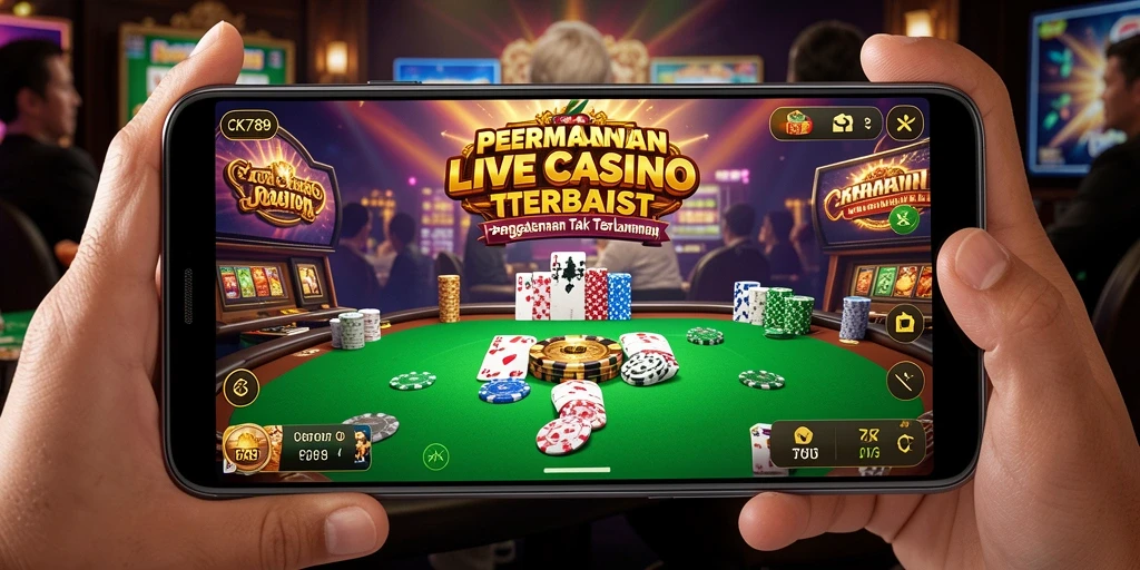 Tampilan gameplay Live Casino CK789 yang mengesankan dan interaktif.