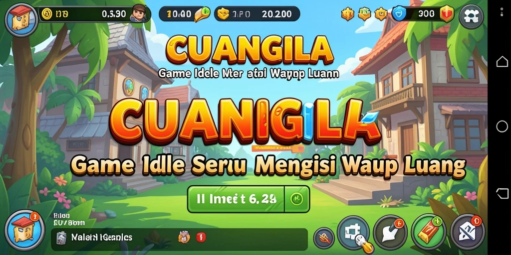Screenshot menunjukkan gameplay seru dalam CUANGILA.