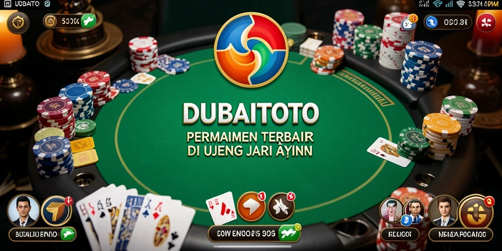 Screenshot DUBAITOTO menampilkan aksi seru permainan Poker.