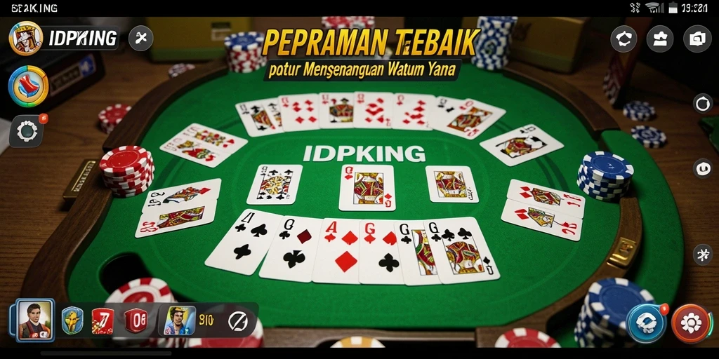 Tampilan gameplay Gaple yang seru dan interaktif di IDPKING.