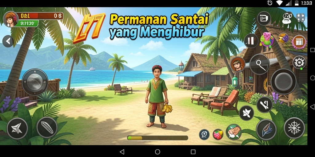 Tampilan gameplay L777 yang seru dan penuh warna.