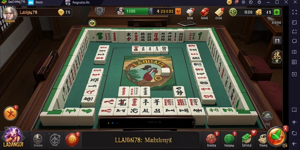 Tampilan dari gameplay seru Mahjong di LADANG78 yang penuh tantangan.