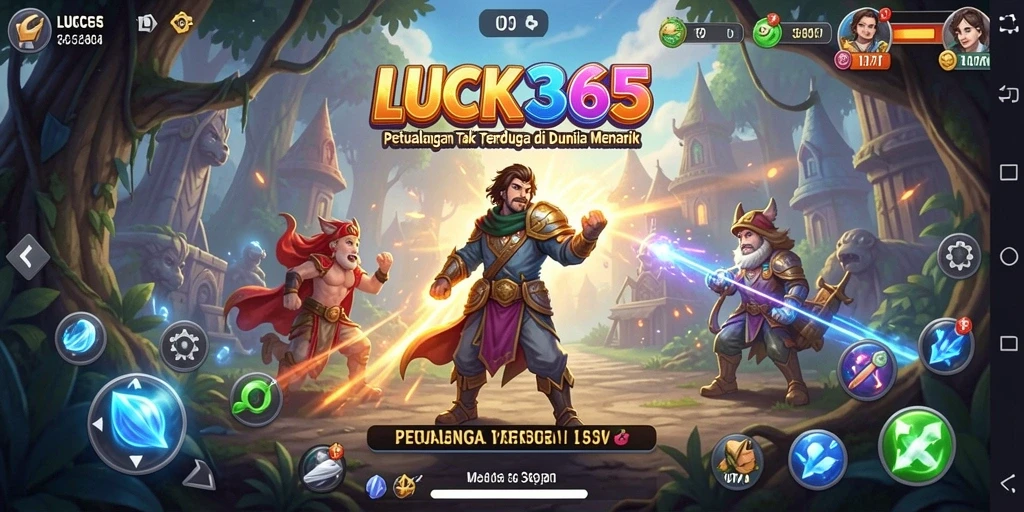 Screenshot gameplay <strong>LUCK365</strong> menampilkan petualangan yang mendebarkan dan grafis indah.