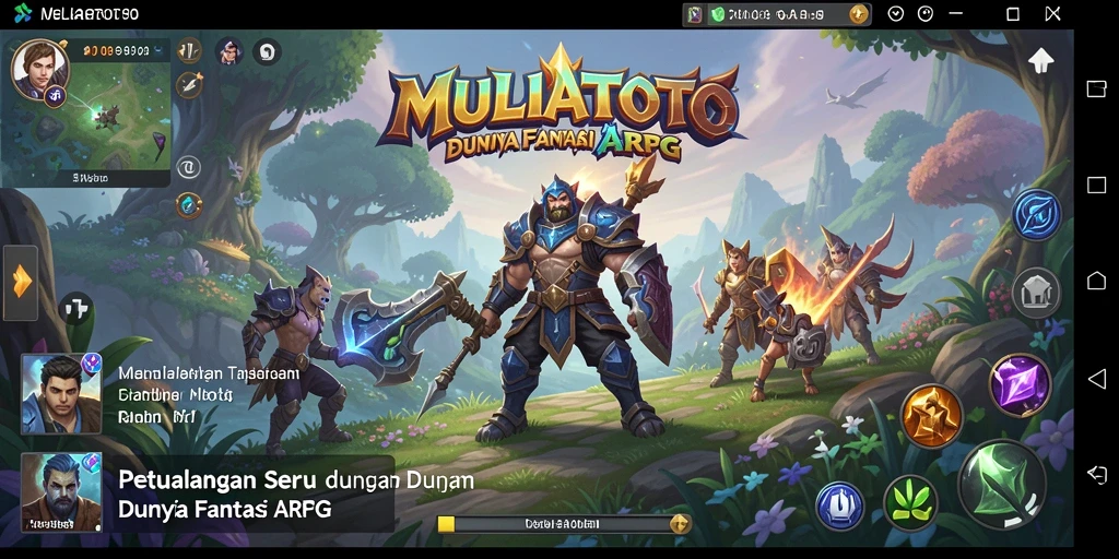 Tampilan menarik dari gameplay seru dalam MULIATOTO.