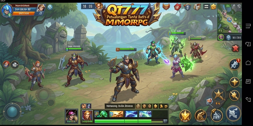 Gameplay QT777 yang mendebarkan dalam dunia MMORPG.
