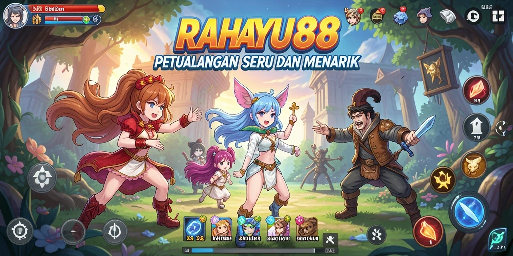 Gameplay seru dengan karakter anime yang ikonik.