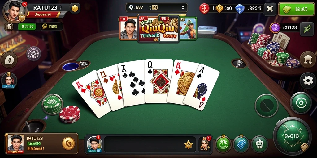 Screenshot gameplay QiuQiu yang seru di RATU123.