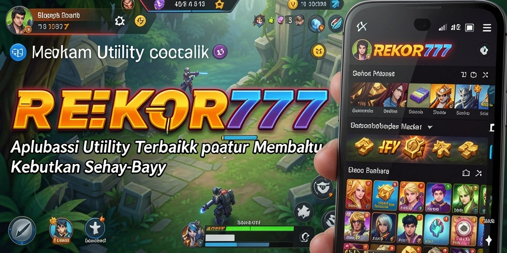 Screenshot menampilkan antarmuka pengguna REKOR777 yang sederhana dan fungsional.