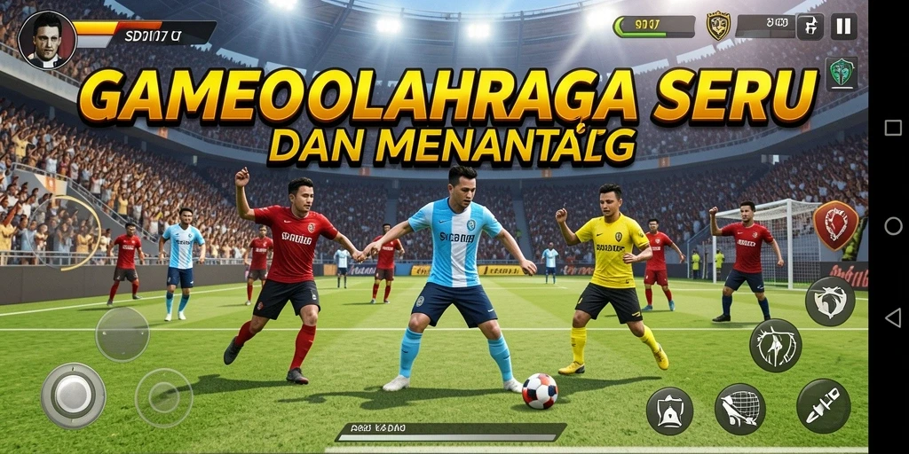 Tampilan gameplay mendebarkan dari aplikasi SD107 yang menguji keterampilan olahraga Anda.