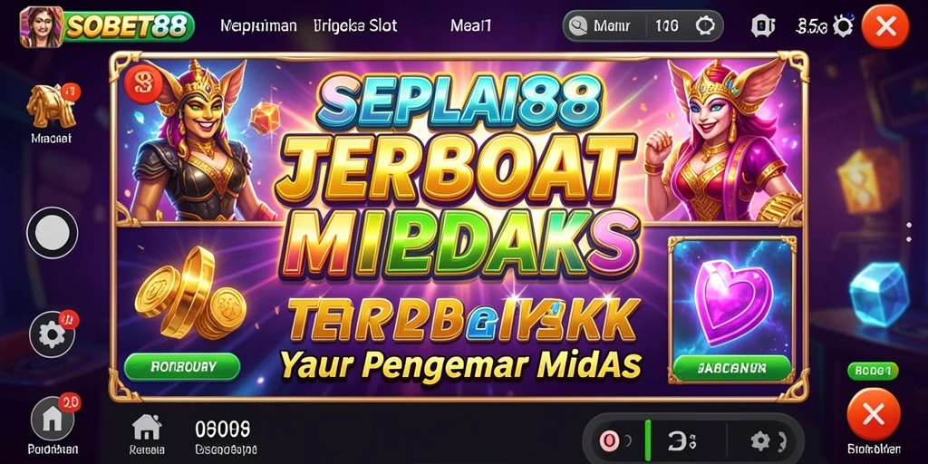 Tampilan menarik gameplay slot SOBET88 dengan efek visual menakjubkan.