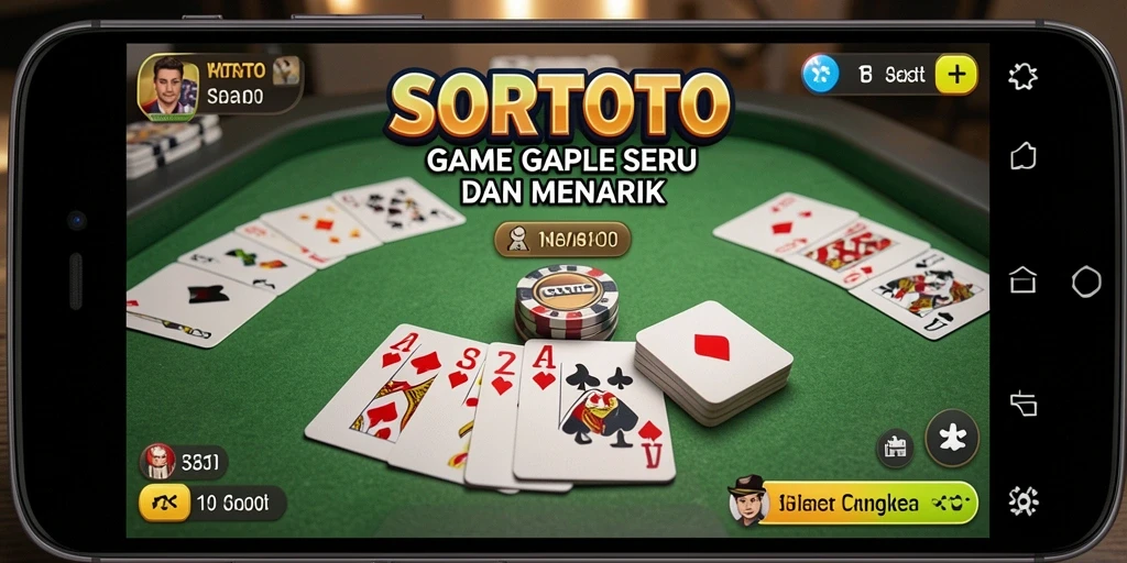 Tampilan gameplay SORTOTO yang seru dan interaktif.