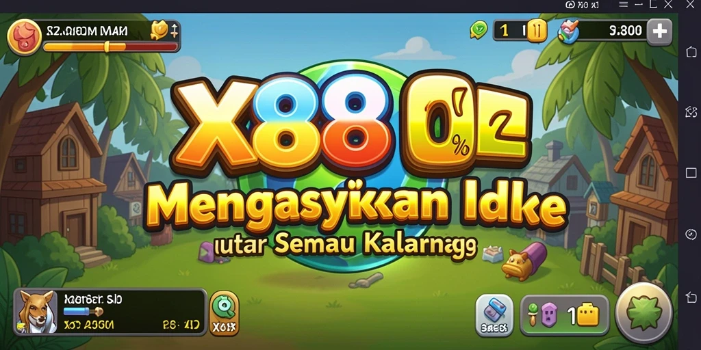 Screenshot X88 menampilkan aksi gameplay Idle yang mendebarkan.